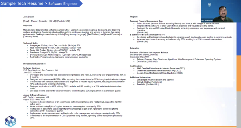 Tailor Your Resume for a Future Tech Job documentation photo 2